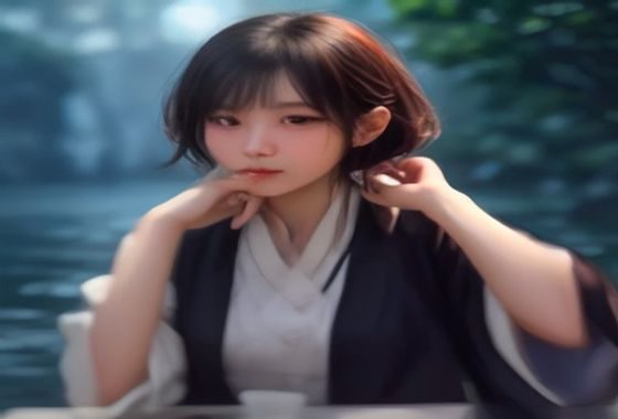 专业摄影棚内女性拍摄写真视频的场景，灯光柔和，背景简洁，呈现高质量美女视频写真类内容的专业制作环境