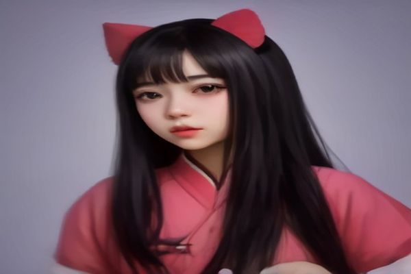 魅女视频导航平台在移动端和桌面端的双屏展示效果，界面采用靛蓝紫色调，分类卡片排列整齐，用户正在流畅浏览精选美女视频内容导航列表